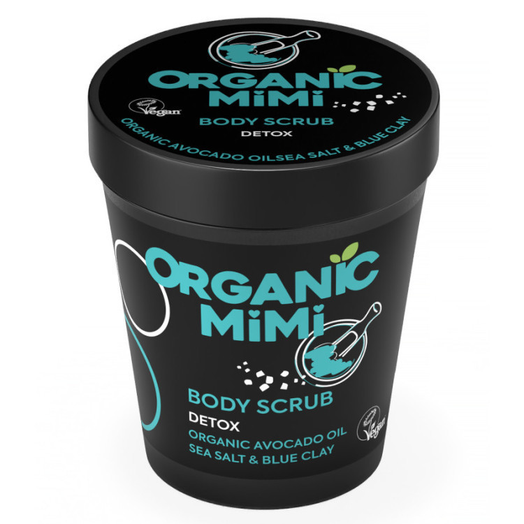 Exfoliante Corporal Detox Sal Marina y Arcilla Azul, 280 g