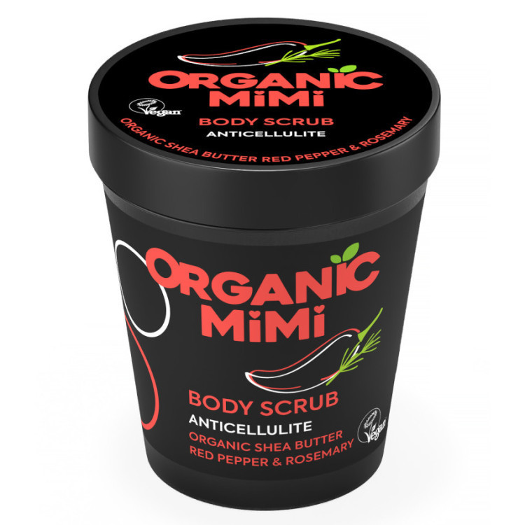 Exfoliante Corporal Anticelulítico Pimienta Roja y Romero, 250 g