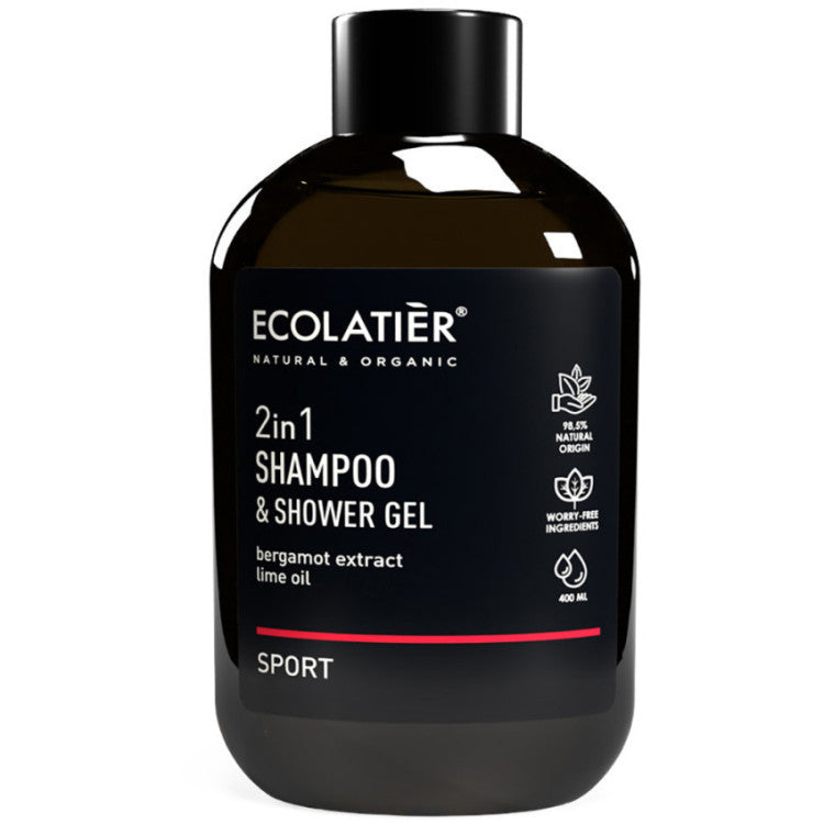 Champú y Gel de Ducha 2 en 1 Sport