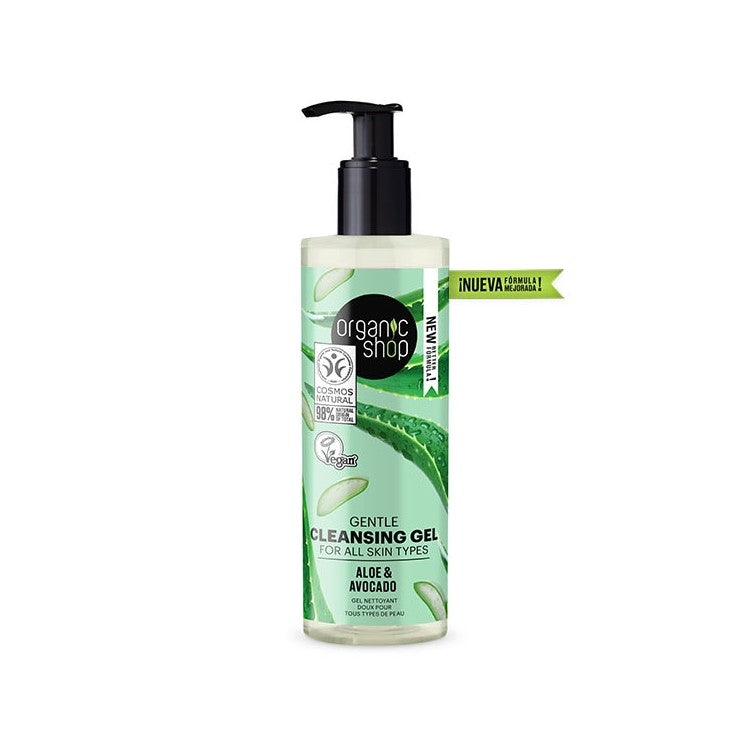 Gel limpiador facial Suave - Aloe y Aguacate